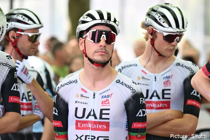 Joao Almeida, estrella de UAE Team Emirates XRG.