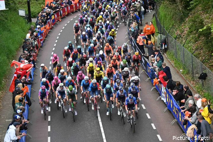 Pelotón profesional en la temporada 2026.