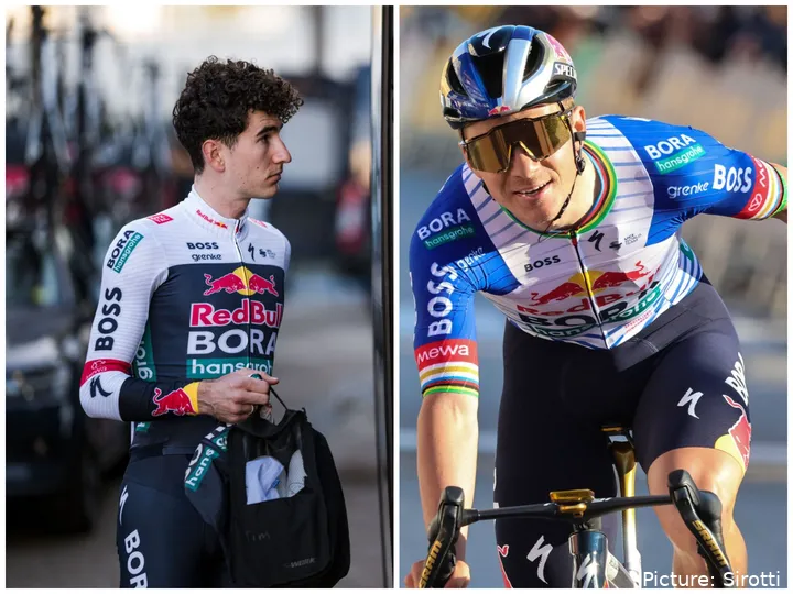 Van Dijke y Evenepoel, estrellas del equipo Red Bull