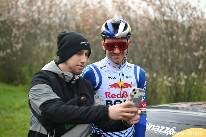 Remco Evenepoel, en la Amstel Gold Race 2026