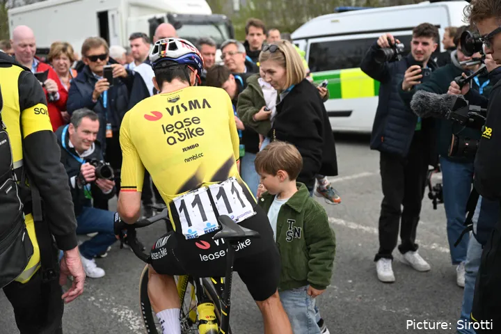 Wout van Aert and his family