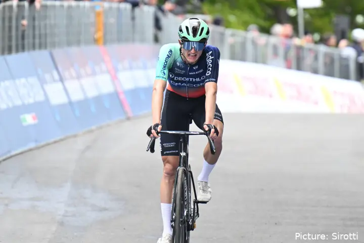 Felix Gall, en el Giro de Italia 2026.