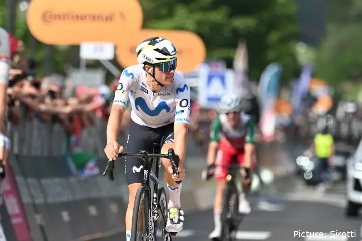 Juanpe López, ciclista de Movistar Team.