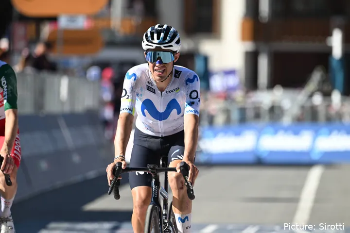 Juanpe López, ciclista de Movistar Team.