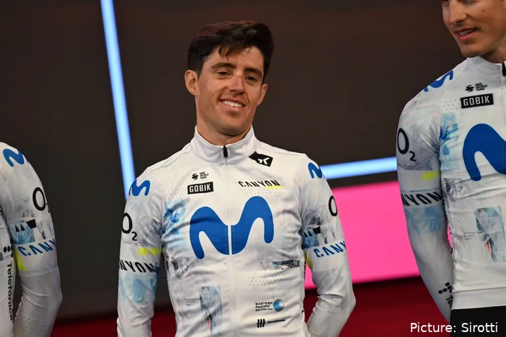 Juanpe López, corredor de Movistar Team.