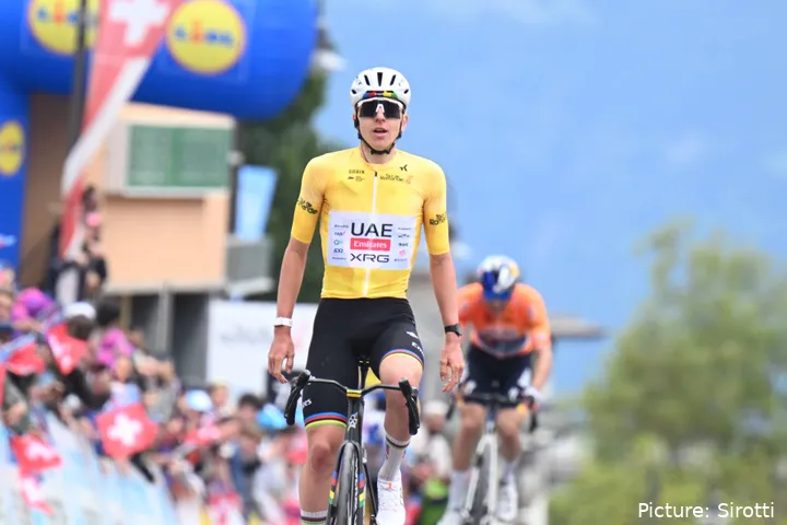 Tadej Pogacar, estrella del ciclismo.