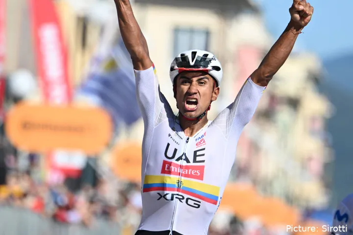 Jhonatan Narváez en el Giro d'Italia 2026