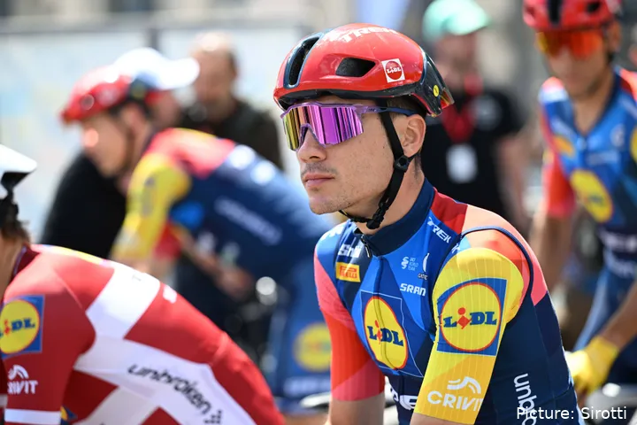 Juan Ayuso, ciclista de Lidl-Trek.