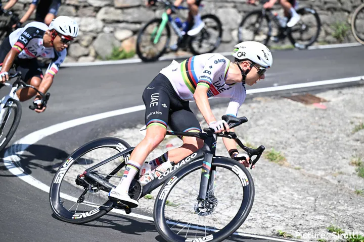 Tadej Pogacar, en la Vuelta a Suiza 2026