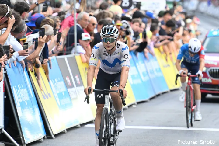 Raúl García Pierna, ciclista tricantino de Movistar Team
