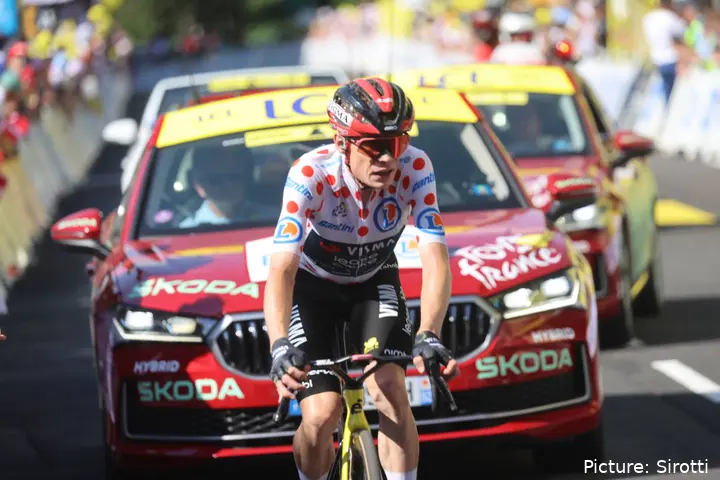 Jonas Vingegaard, en el Tour de Francia