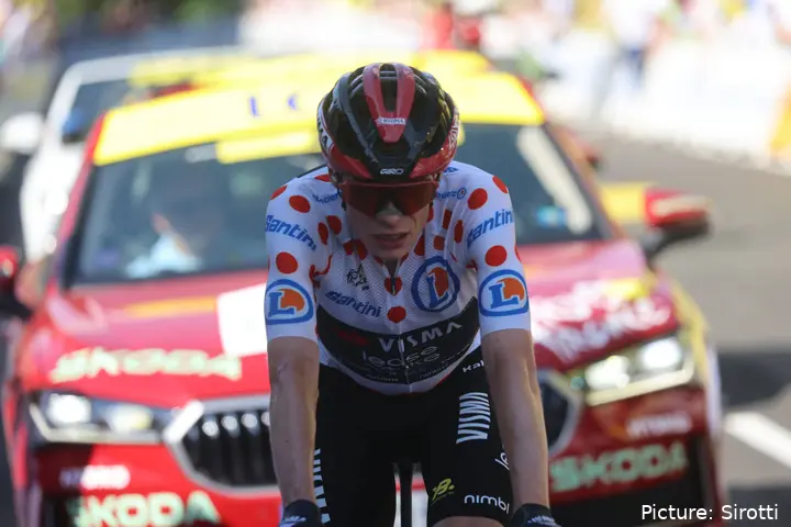 Jonas Vingegaard en la Etapa 10 del Tour de Francia 2026