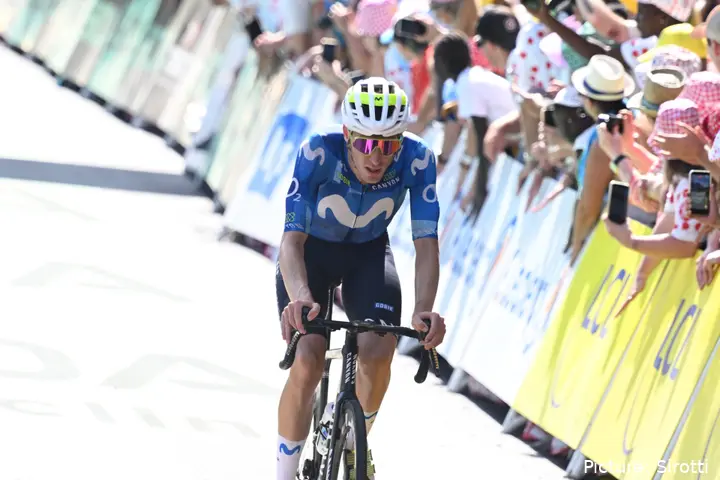 Pablo Castrillo, ciclista de Movistar Team.