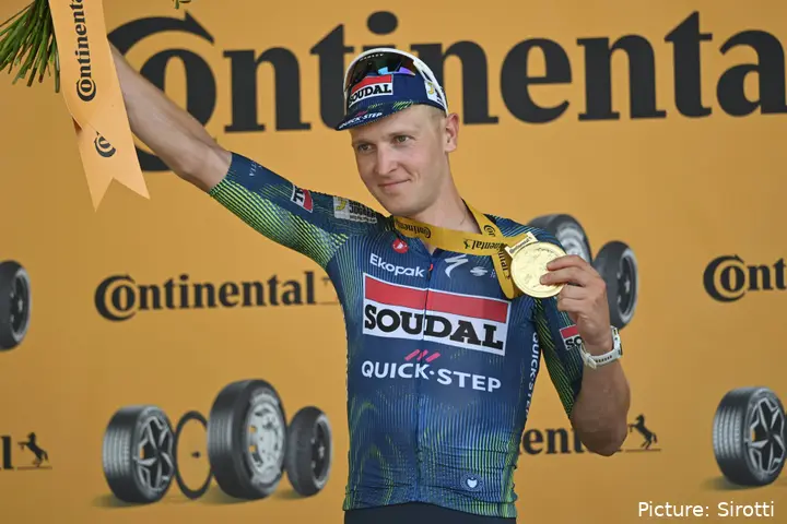 Tim Merlier durante el Tour de France 2026