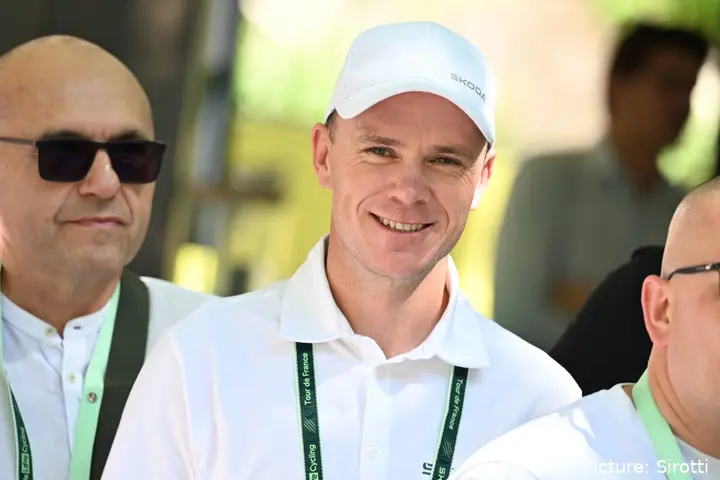 Chris Froome en la etapa 4 del Tour de France 2026