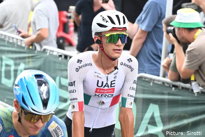 Isaac del Toro on stage 12 of the 2026 Tour de France