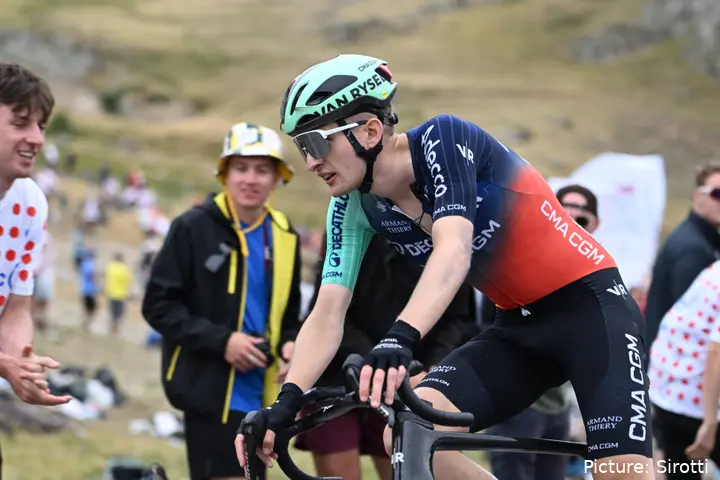 Paul Seixas en el Tour de France