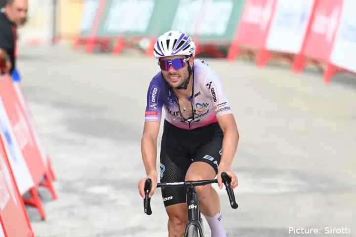 Mario Aparicio, ciclista de Burgos Burpellet BH.