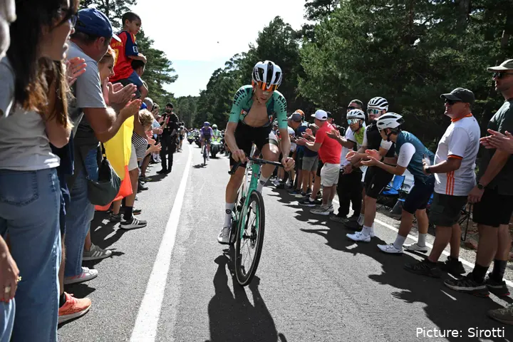 Mats Wenzel, en la Vuelta a España 2026