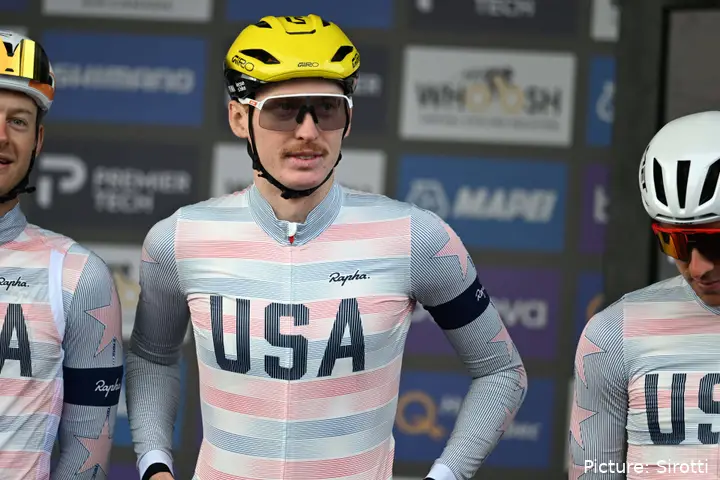 Matteo Jorgenson before the 2026 Montreal World Championships