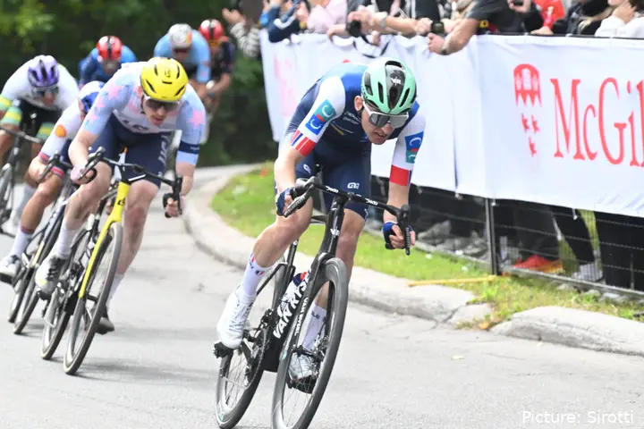 Paul Seixas, en el Mundial de Montréal 2026.