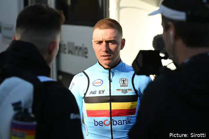 Remco Evenepoel en el reconocimiento del Mundial de Montréal 2026