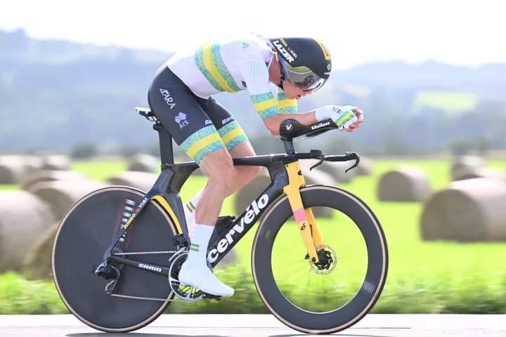 Rohan Dennis in time trial mode