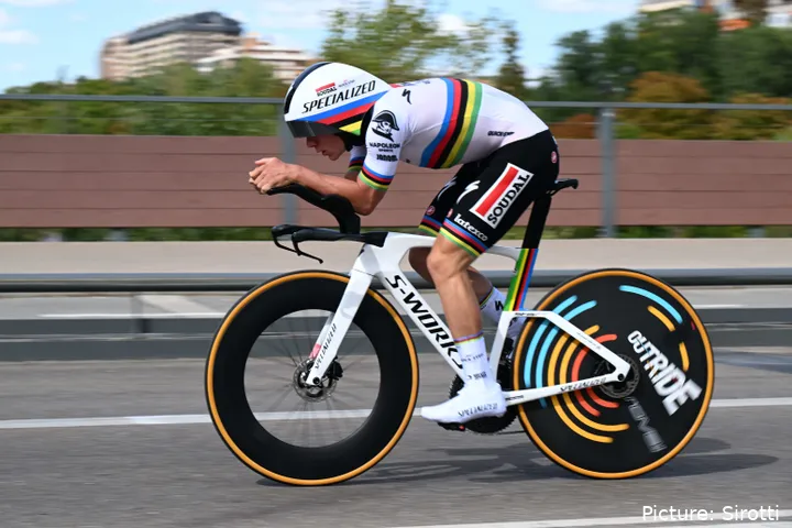 Remco Evenepoel; Fotografia: Sirotti