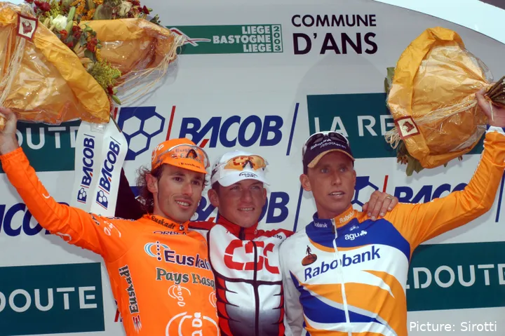 Iban Mayo finished second in the 2003 Liège-Bastogne-Liège