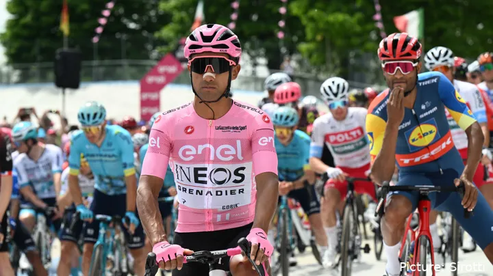 Jhonatan Narváez no Giro d'Italia de 2024. @Sirotti