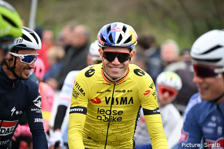 Wout van Aert é um dos braços direitos de Jonas Vingeggard na Visma