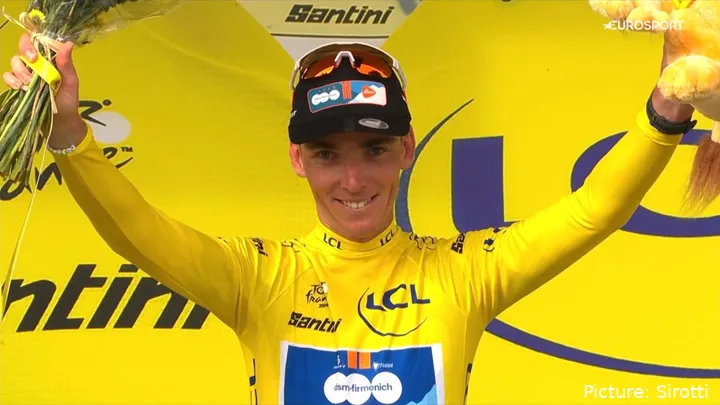 Romain Bardet andou um dia de Amarelo na Volta a França