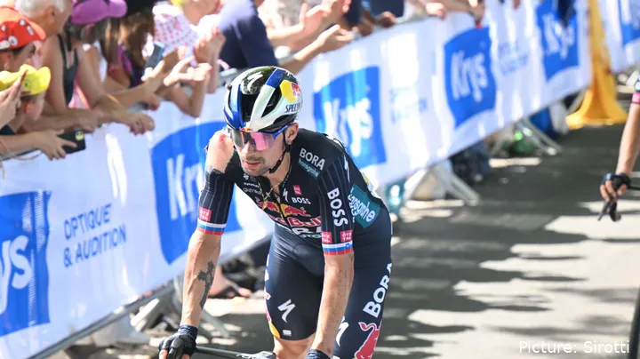 Nas últimas 3 participações no Tour (2024, 2022 e 2021), Roglic não concluiu a prova