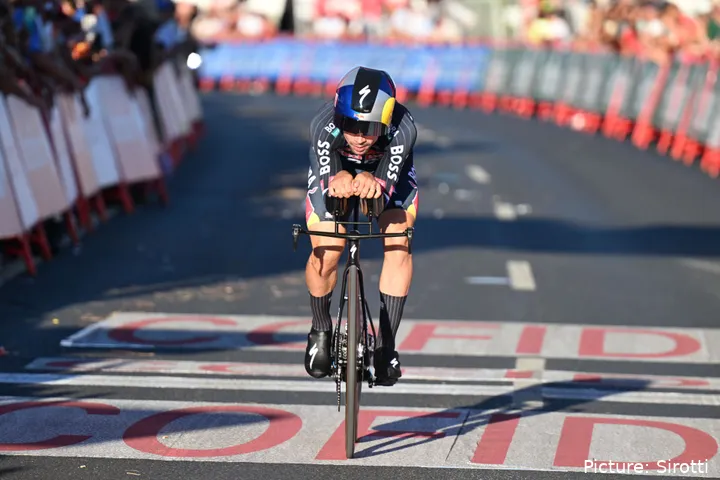 Landa perdeu 48 segundos para Roglic no contrarrelógio de abertura da Volta a Espanha