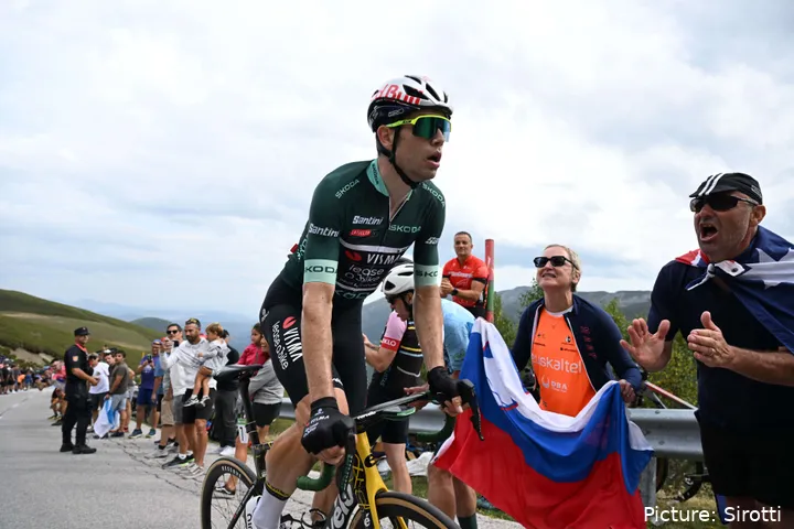 Wout van Aert estreou-se na Volta a Espanha, em 2024