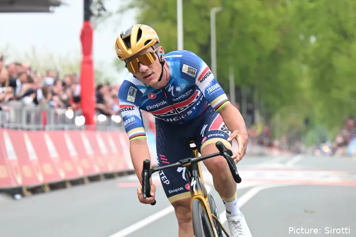 Evenepoel fez uma corrida por etapas em 2025, a Volta à Romandia, terminando em 5º