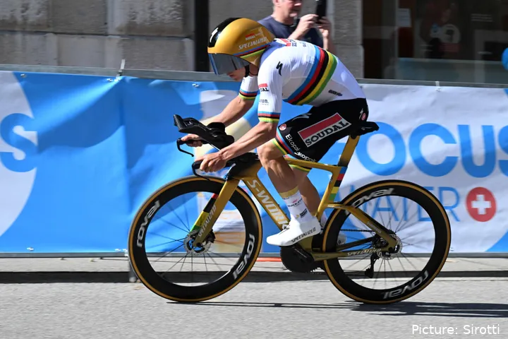 Remco Evenepoel, campeão do mundo de contrarrelógio