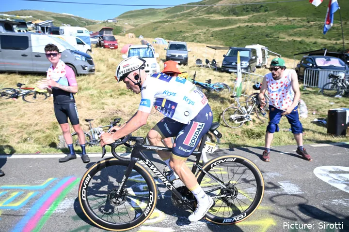 Remco Evenepoel esteve longe do seu melhor na Volta a França 2025