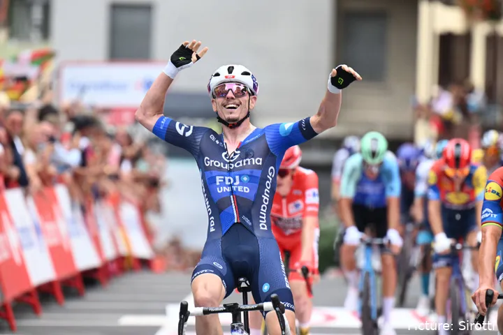 David Gaudu venceu a terceira etapa da Vuelta