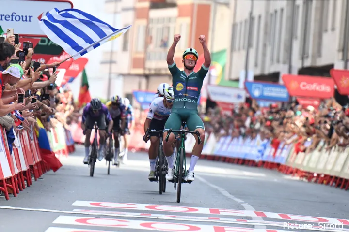 Mads Pedersen won stage 15 from breakaway&nbsp;