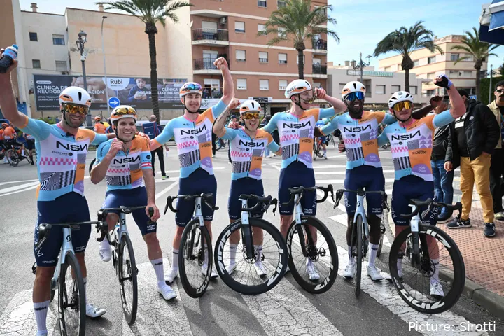 NSN Cycling Team at the 2026 Clasica de Almeria