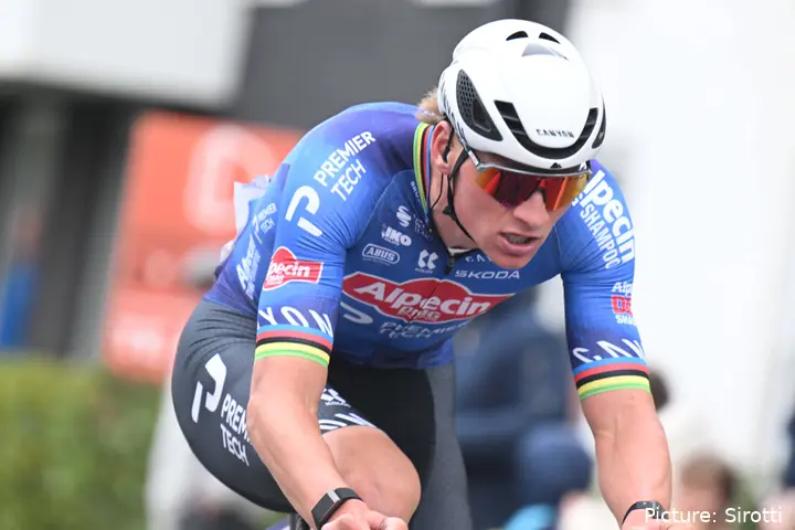 Mathieu van der Poel at the E3 Saxo Classic 2026.