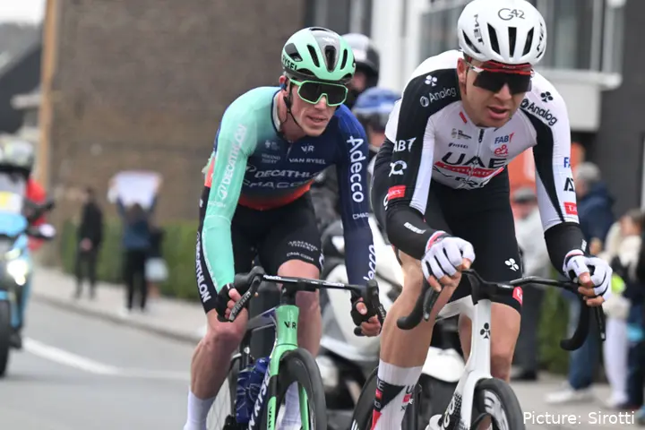 Stan Dewulf during the 2026 E3 Saxo Classic