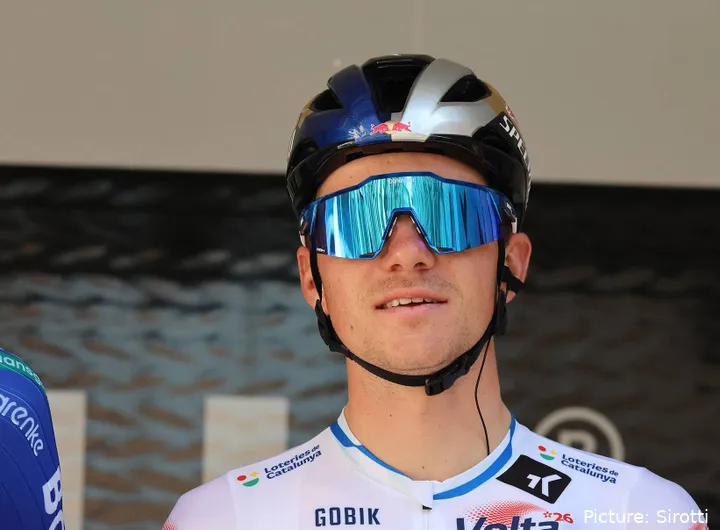 Remco Evenepoel at the 2026 Volta a Catalunya