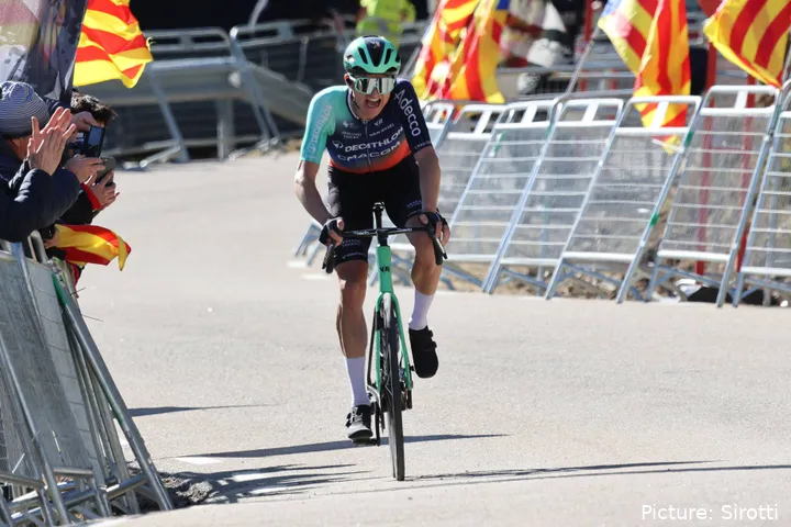 Felix Gall during stage 5 of the 2026 Volta a Catalunya