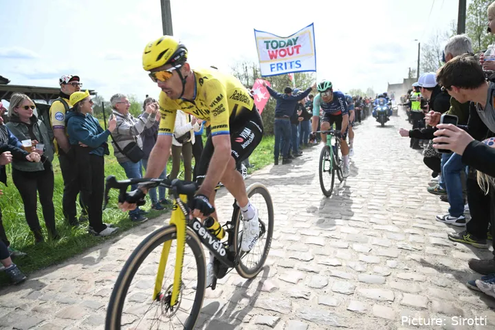 Christophe Laporte at the 2026 Paris-Roubaix