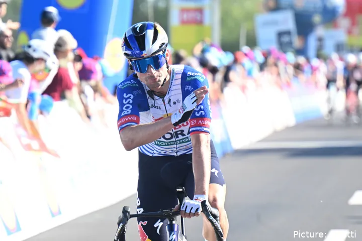 Primoz Roglic at the 2026 Tour de Romandie