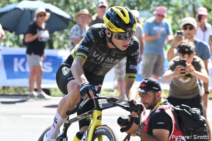 Davide Piganzoli on Stage 10 of the 2026 Tour de France