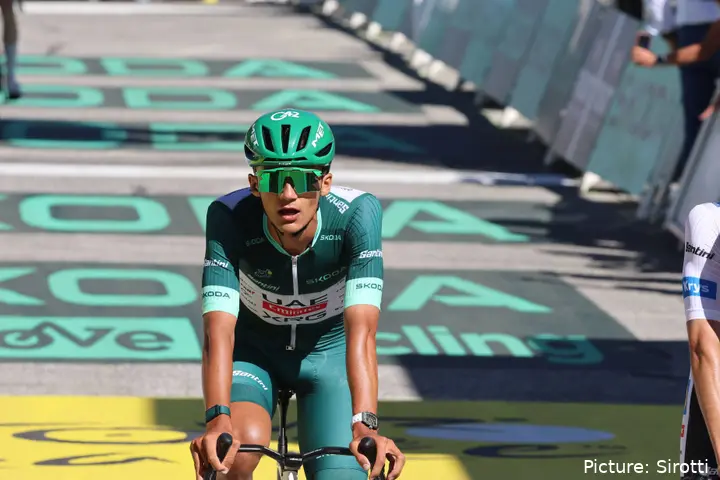 Isaac del Toro, at the 2026 Tour de France