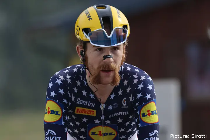 Quinn Simmons at the 2026 Tour de France
